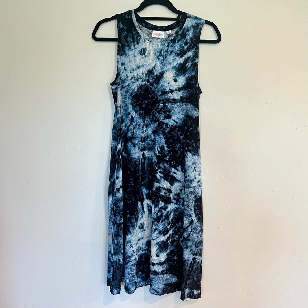 Lularoe Charlotte Sleeveless Swing Tank Pocket Dress Medium